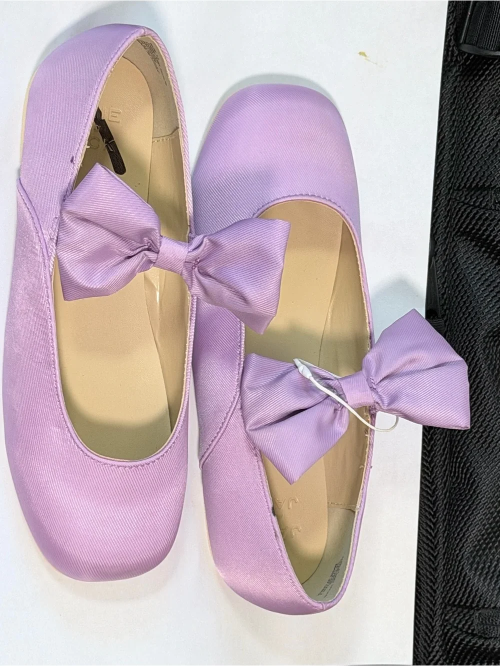 Janie and Jack Lilac Bow Ballet Flats